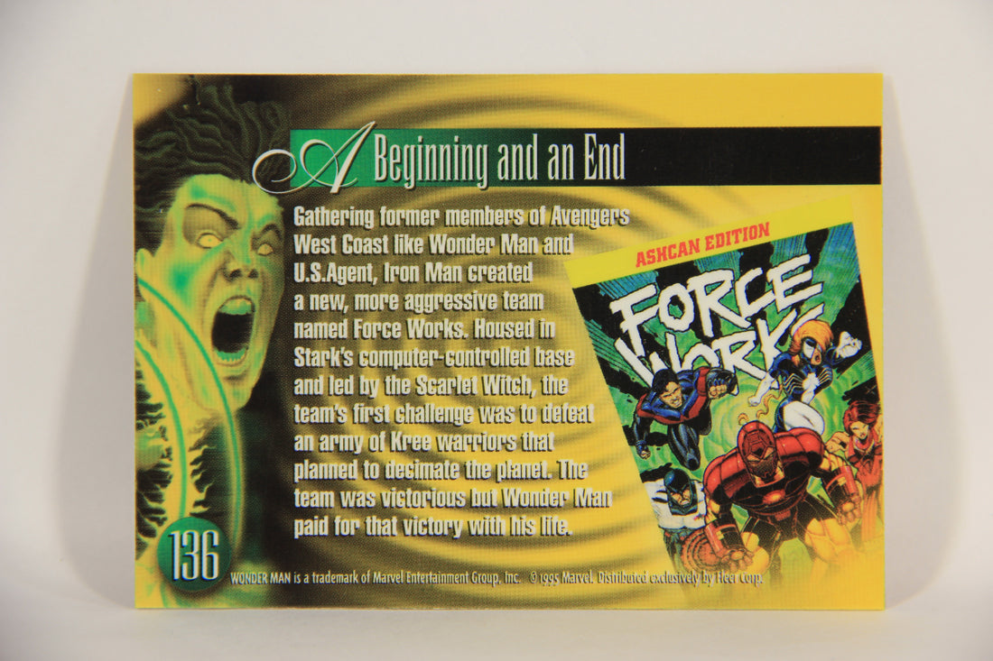 Marvel Annual 1995 Trading Card #136 Wonder Man ENG Fleer L003539