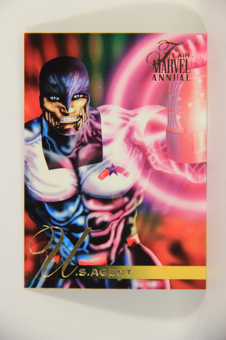 Marvel Annual 1995 Trading Card #141 US Agent ENG Fleer L003544