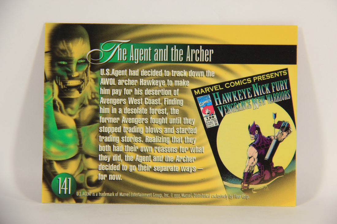 Marvel Annual 1995 Trading Card #141 US Agent ENG Fleer L003544