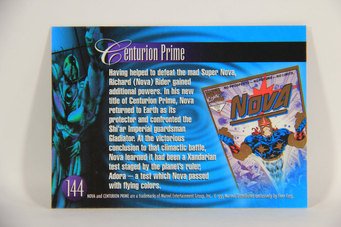 Marvel Annual 1995 Trading Card #144 Nova ENG Fleer L003547