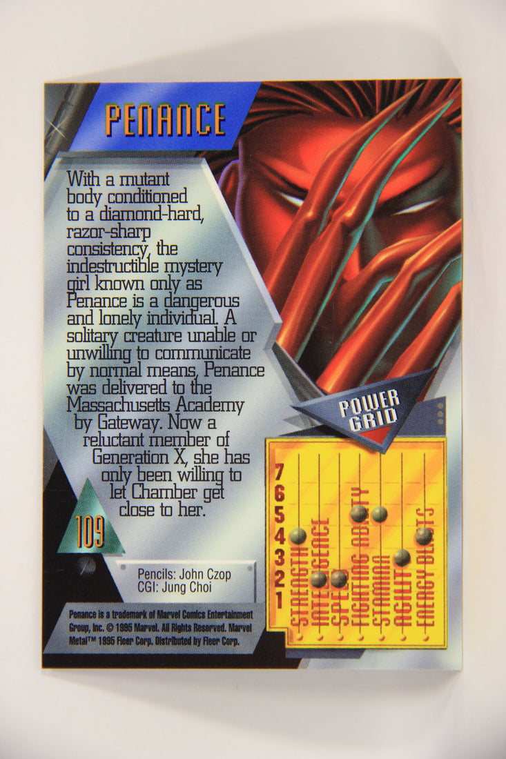 Marvel Metal 1995 Trading Card #109 Penance ENG Fleer L003744