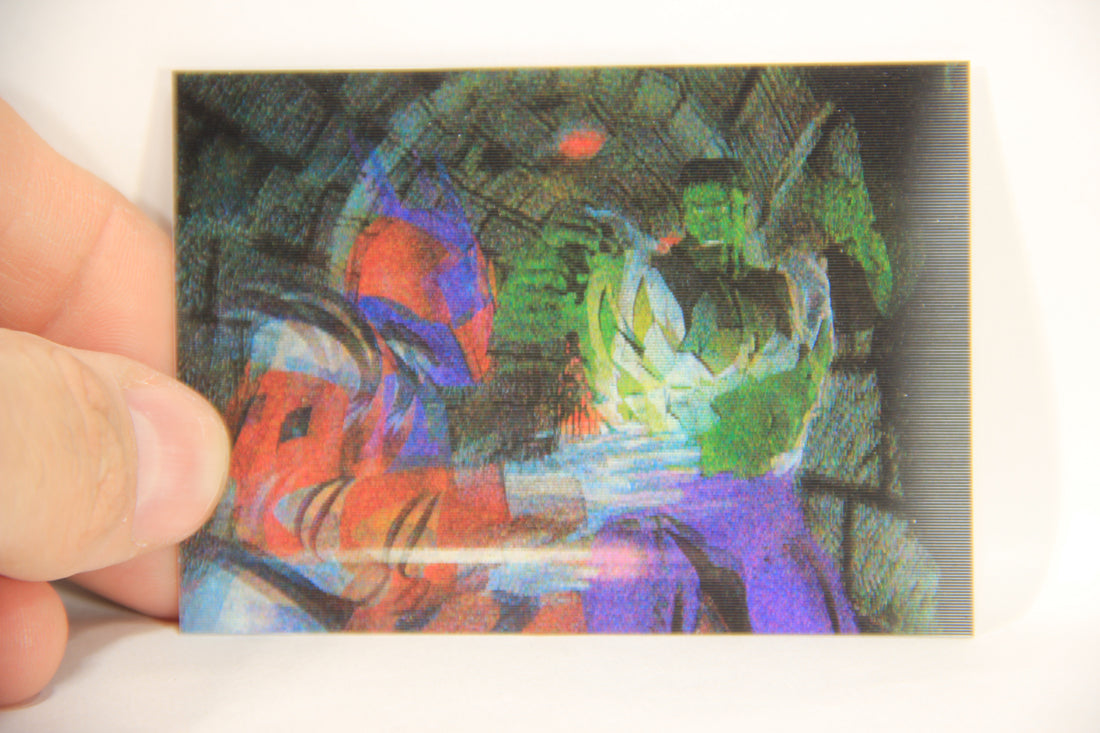 Marvel Motion 1996 Card #26 Robert Bruce Banner Hulk ENG 3-D Lenticular L003799