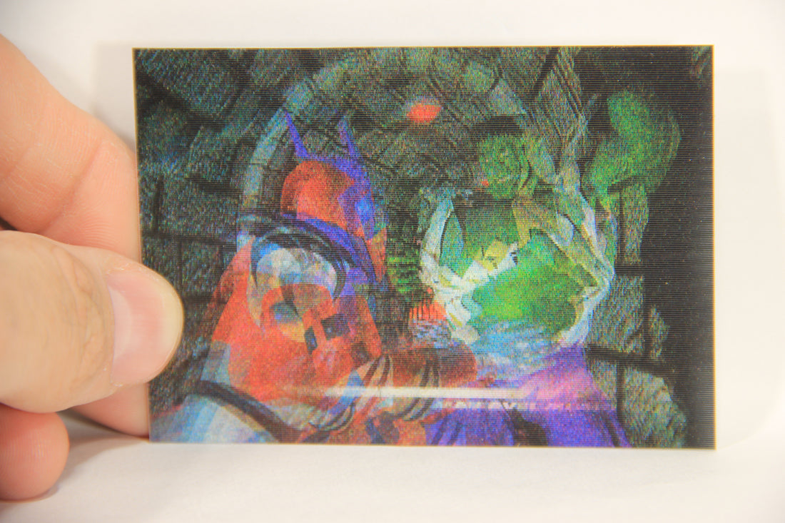 Marvel Motion 1996 Card #26 Robert Bruce Banner Hulk ENG 3-D Lenticular L003799
