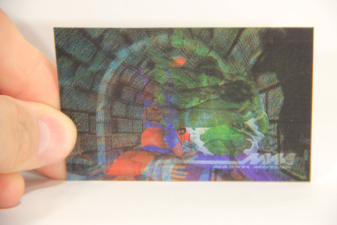 Marvel Motion 1996 Card #26 Robert Bruce Banner Hulk ENG 3-D Lenticular L003799