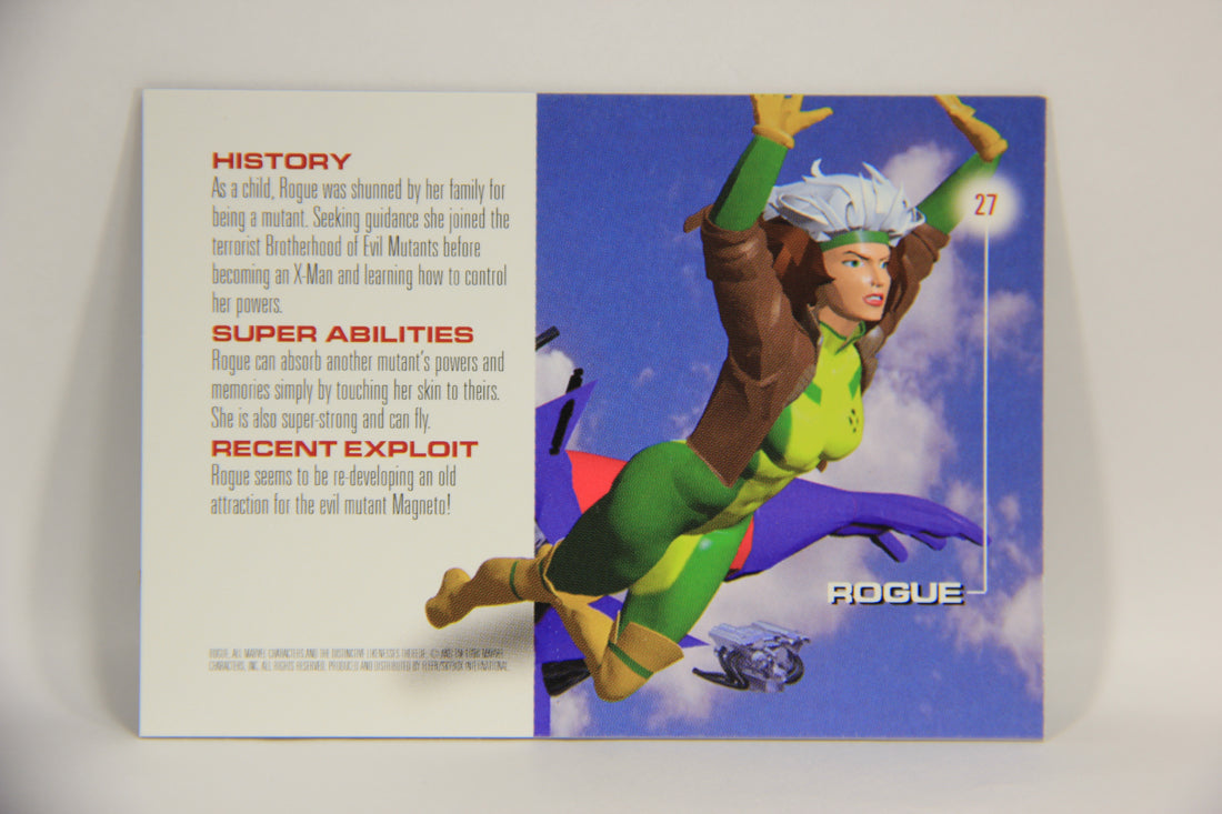 Marvel Motion 1996 Trading Card #27 Rogue ENG 3-D Lenticular L003800