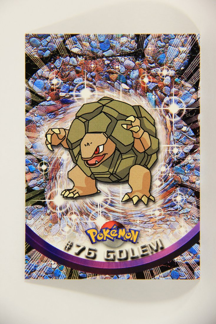 Pokmon Card Golem #76 TV Animation Blue Logo 1st Print ENG L003898 AGS Collectibles Pokmon Card Golem #76 TV Animation Blue Logo 1st Print ENG L003898 AGS Collectibles
