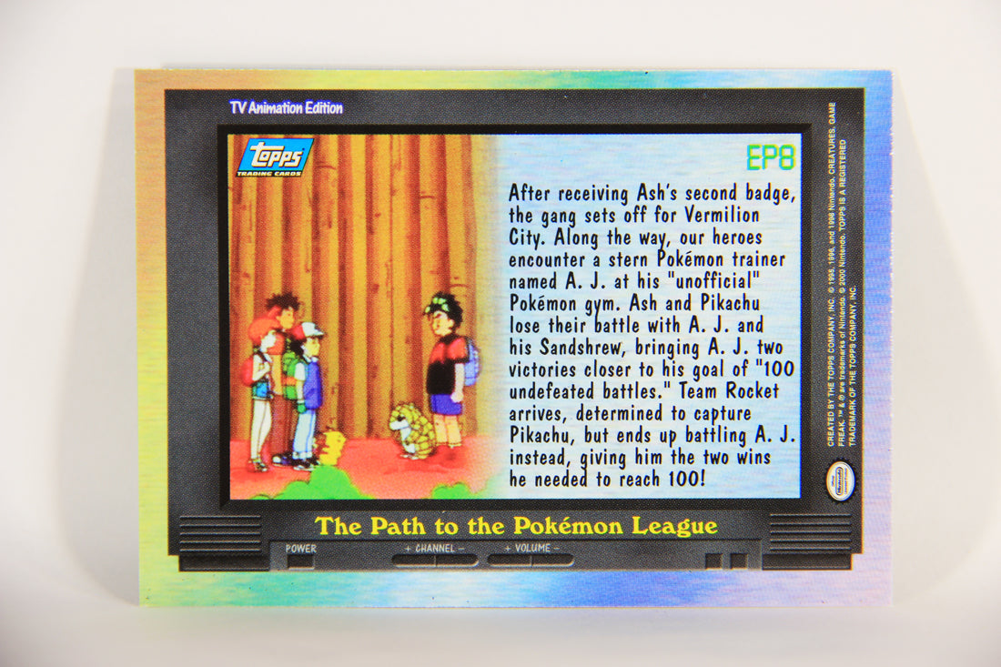 Pokémon Card TV Animation #EP8 The Path To The Pokemon League Foil Chase L004010