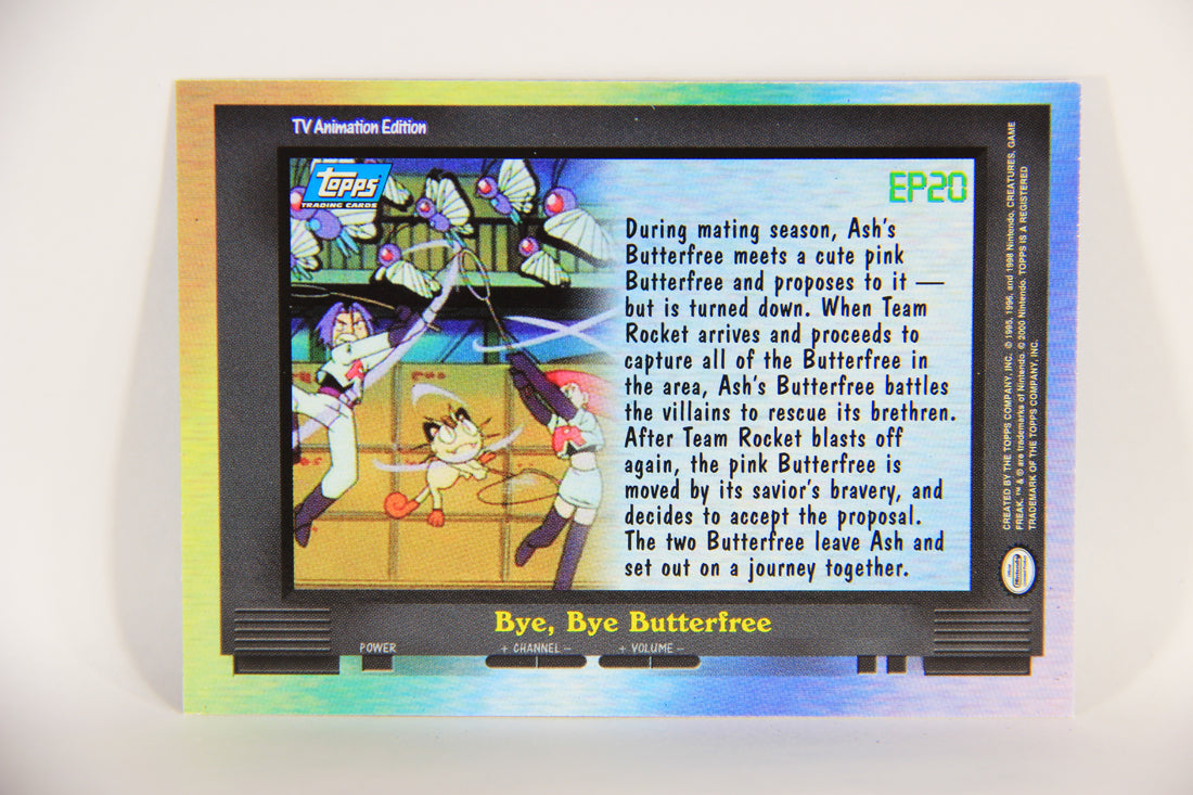 Pokémon Card TV Animation #EP20 Bye Bye Butterfree Foil Chase Blue Logo L004022