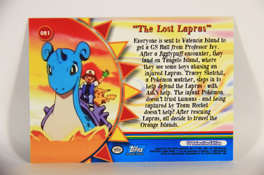 Pokémon Card TV Animation #OR1 The Lost Lapras Foil Chase Blue Logo L004040