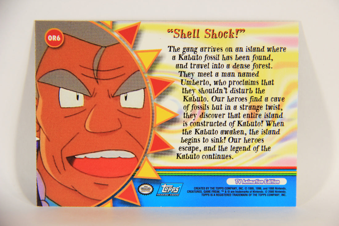 Pokémon Card TV Animation #OR6 Shell Shock Foil Chase Blue Logo ENG L004045