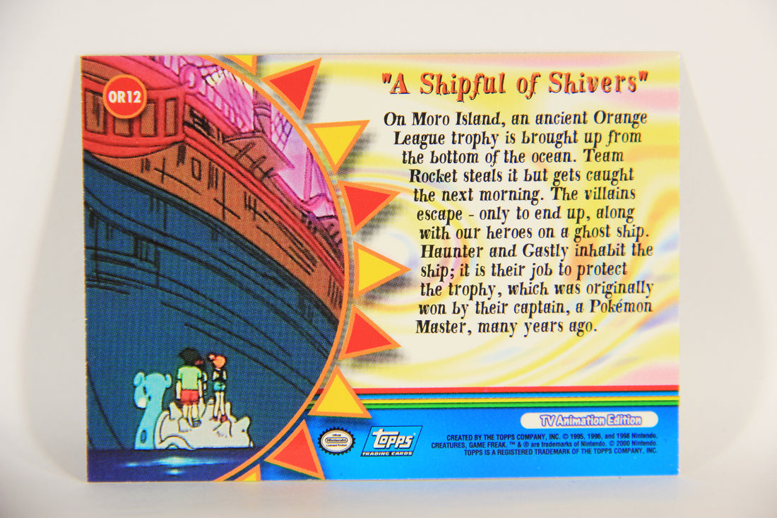 Pokémon Card TV Animation #OR12 A Shipful Of Shivers Foil Chase Blue Logo L004049