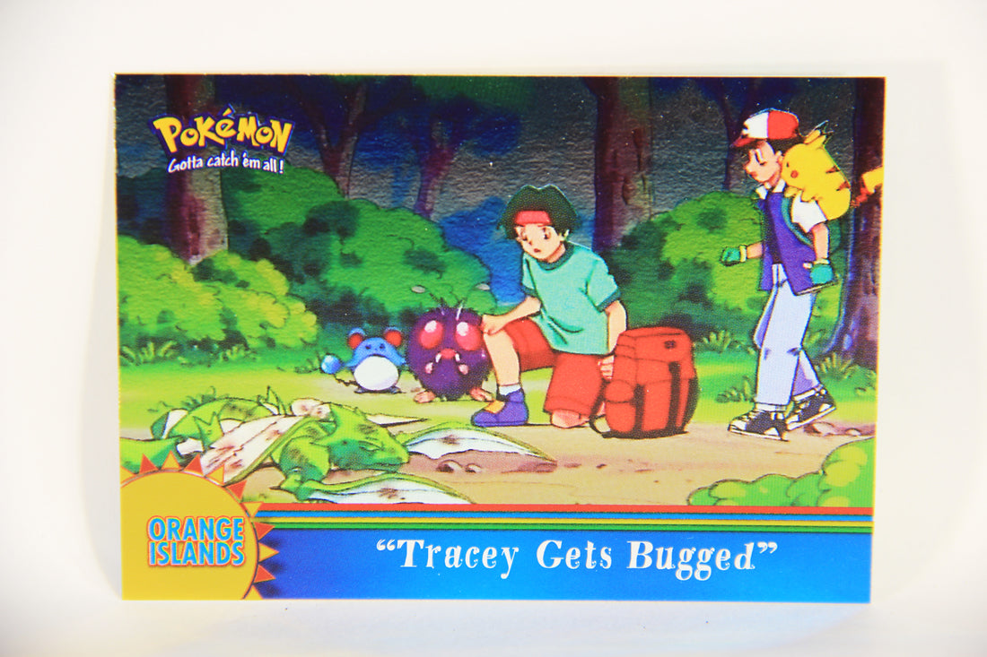 Pokmon Card TV Animation #OR14 Tracey Gets Bugged Foil Chase ENG L004 AGS Collectibles Pokmon Card TV Animation #OR14 Tracey Gets Bugged Foil Chase ENG L004 AGS Collectibles