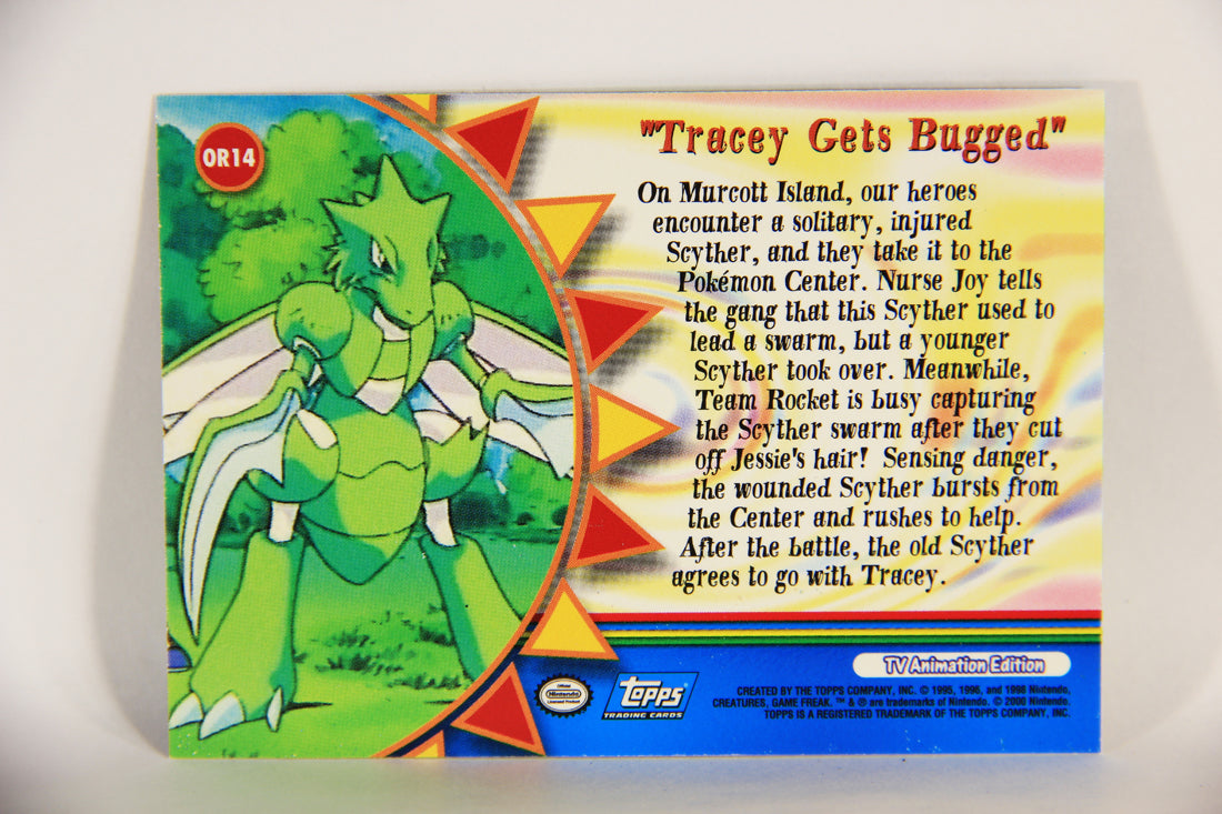 Pokémon Card TV Animation #OR14 Tracey Gets Bugged Foil Chase ENG L004051