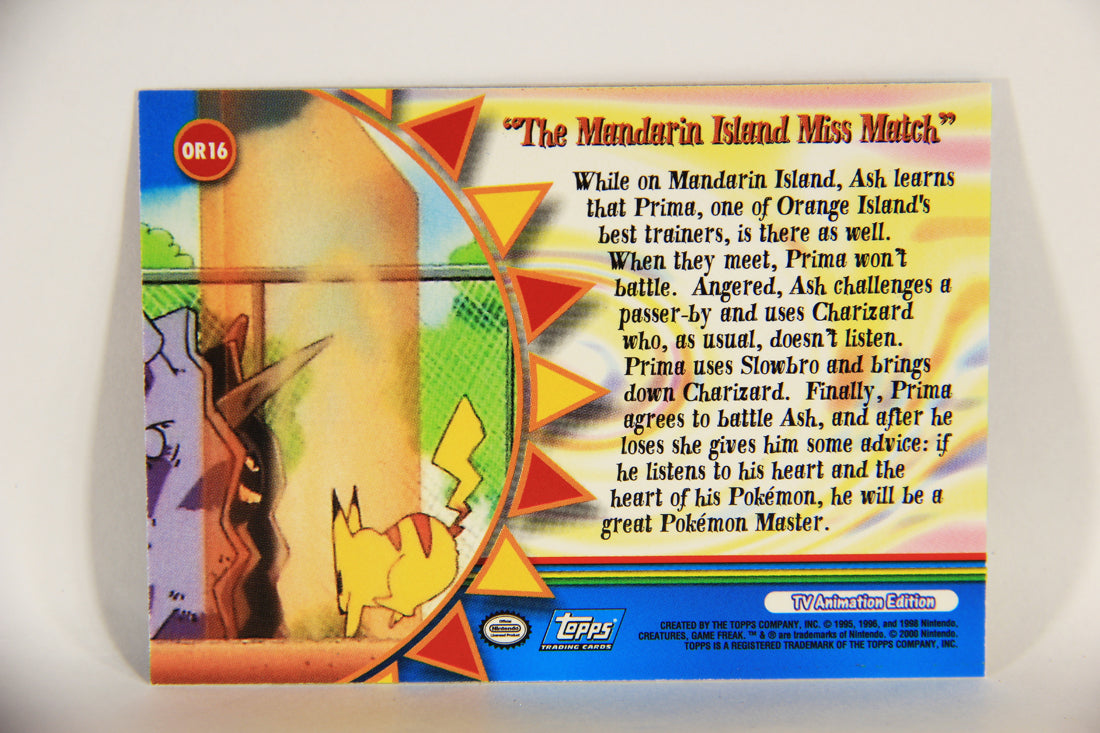 Pokémon Card TV Animation #OR16 Mandarin Island Miss Match Foil Chase ENG L004053