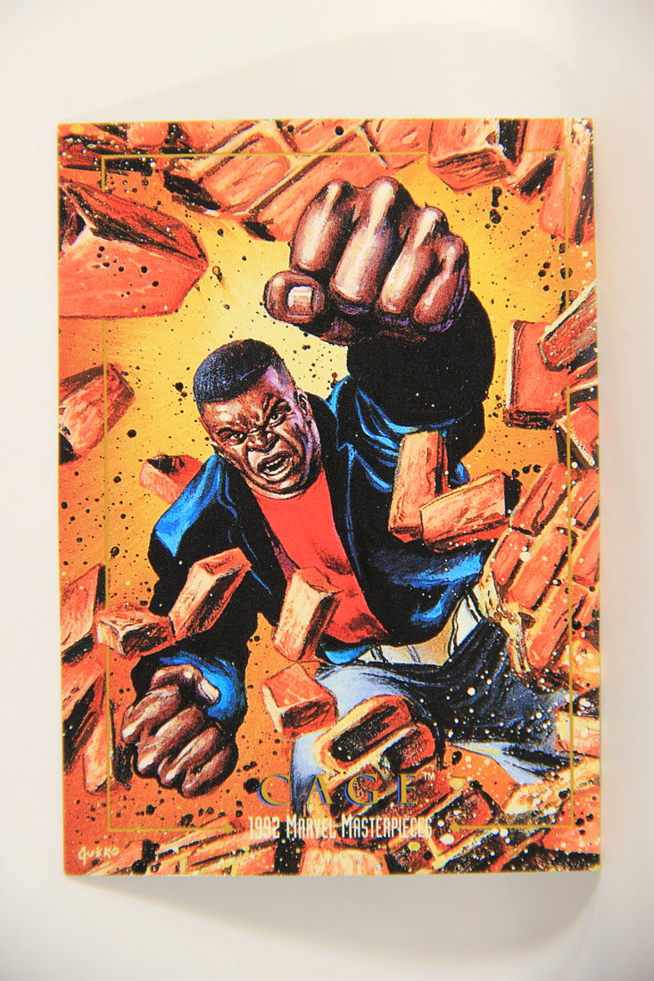 Marvel Masterpieces 1992 Trading Card #17 Cage ENG SkyBox L005113