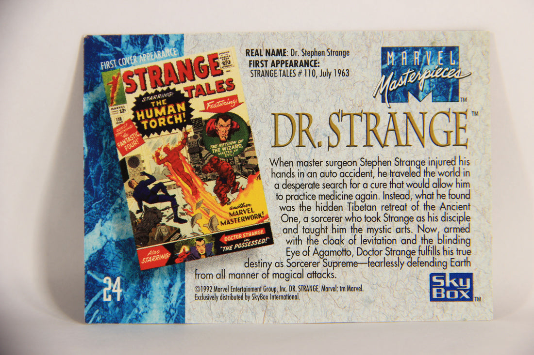 Marvel Masterpieces 1992 Trading Card #24 Dr. Strange ENG SkyBox L005120