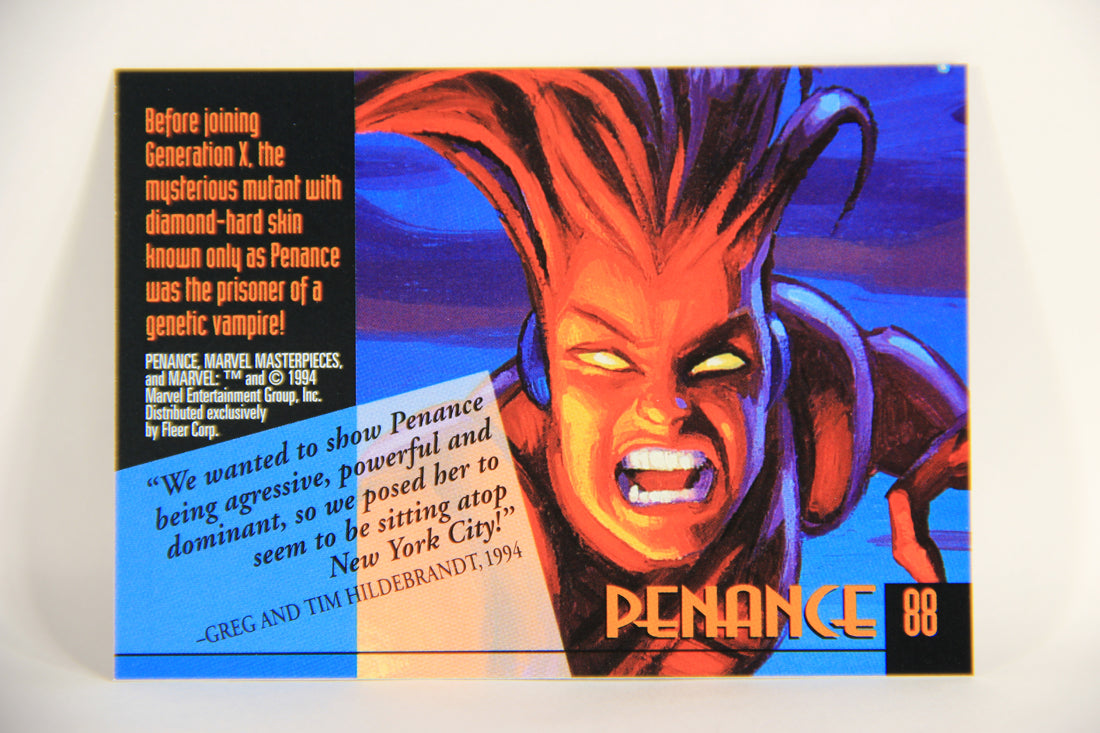 Marvel Masterpieces 1994 Trading Card #88 Penance ENG Fleer L005288