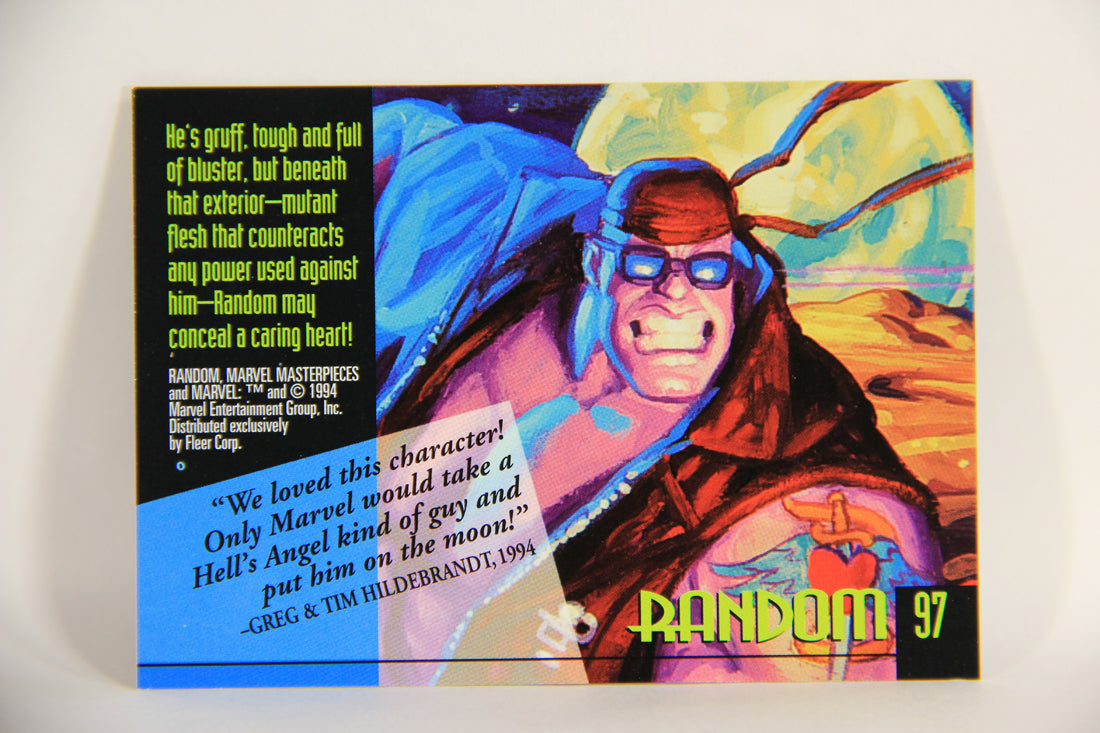 Marvel Masterpieces 1994 Trading Card #97 Random ENG Fleer L005297