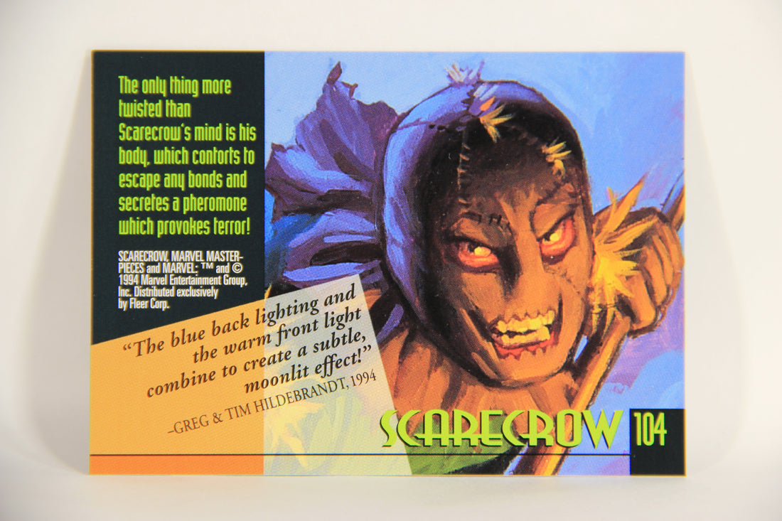 Marvel Masterpieces 1994 Trading Card #104 Scarecrow ENG Fleer L005304