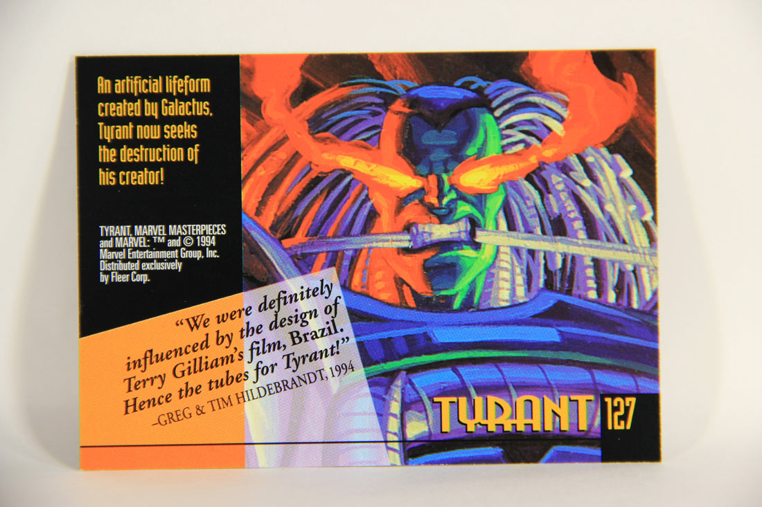 Marvel Masterpieces 1994 Trading Card #127 Tyrant ENG Fleer L005327
