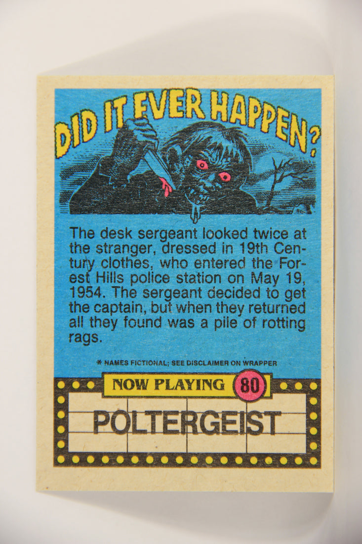 Fright Flicks 1988 Trading Card #80 Have You Seen Your Dentist This Year L005998
