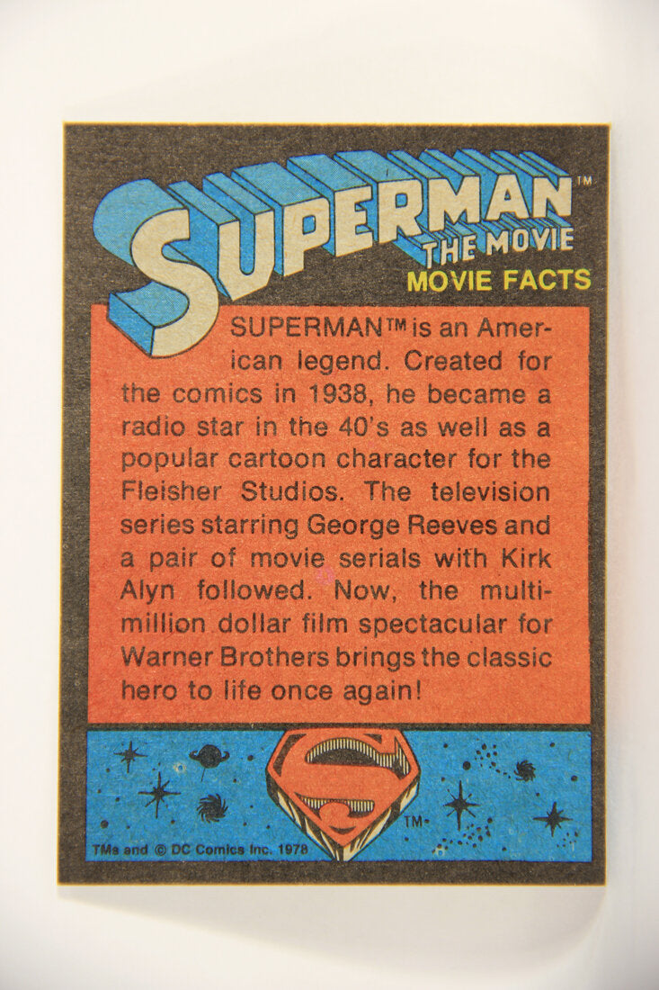 Superman The Movie 1978 Trading Card #13 Incredible Laboratory Of Jor-El L006032