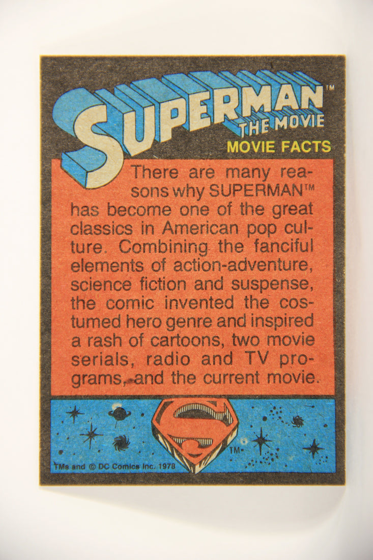 Superman The Movie 1978 Trading Card #15 A Study In Villainy L006034
