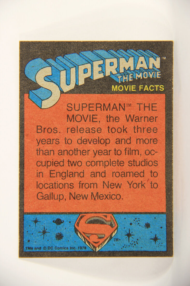 Superman The Movie 1978 Trading Card #68 The Scheme To Destroy Superman L006087
