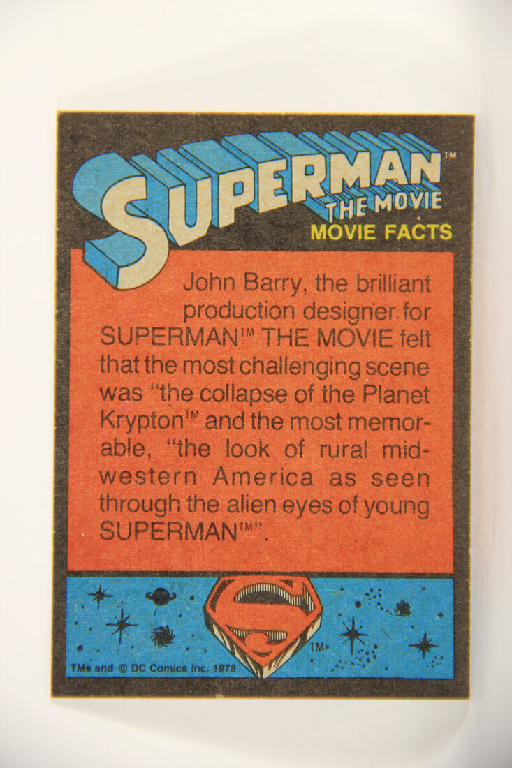 Superman The Movie 1978 Trading Card #74 The Infant Son Of Jor-El L006093