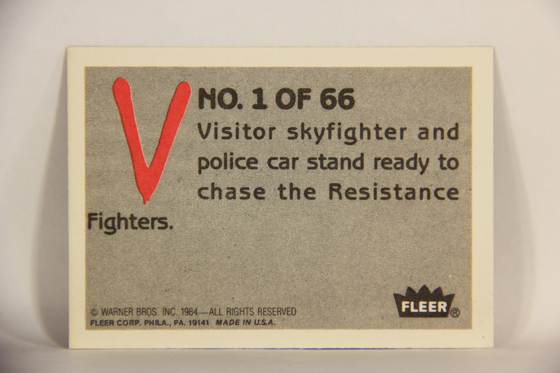 V Series 1984 TV Trading Card #1 Ready For A Chase L006152