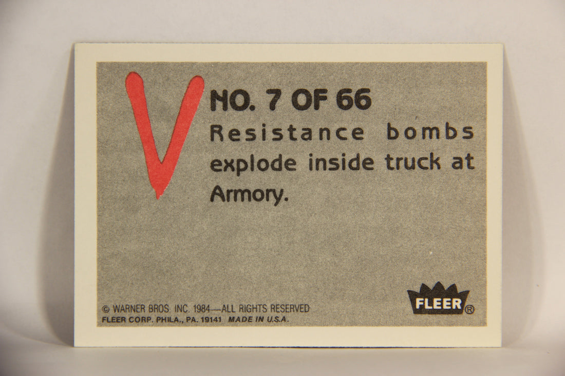 V Series 1984 TV Trading Card #7 Blasting Through L006158