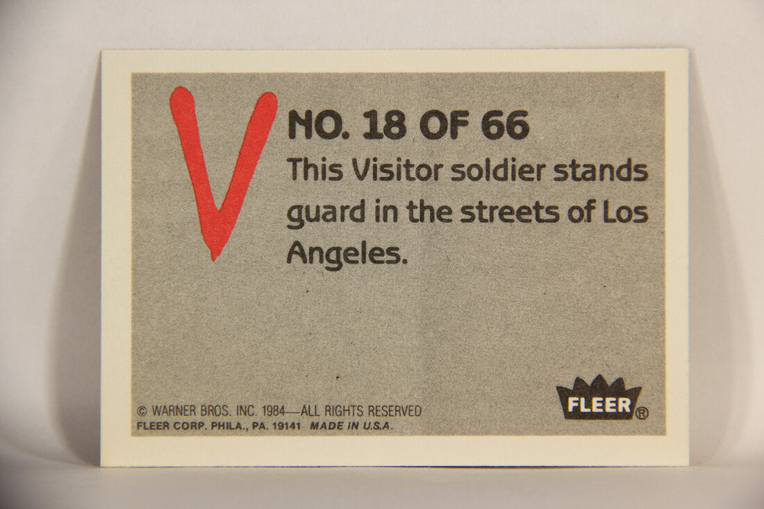 V Series 1984 TV Trading Card #18 Standing Guard L006169