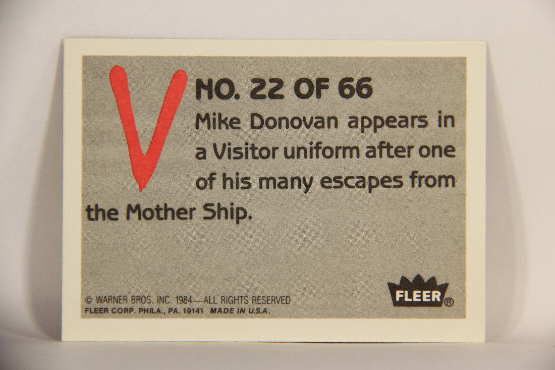 V Series 1984 TV Trading Card #22 Donovan In Disguise L006173