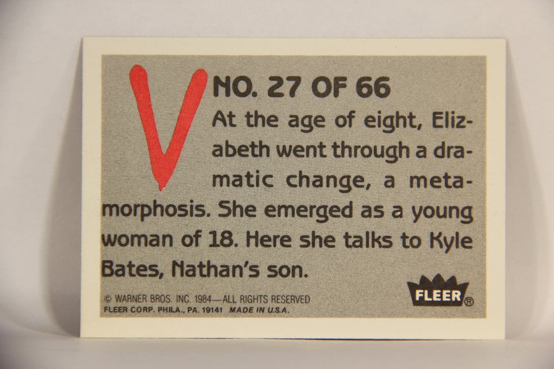 V Series 1984 TV Trading Card #27 Elizabeth And Kyle L006178