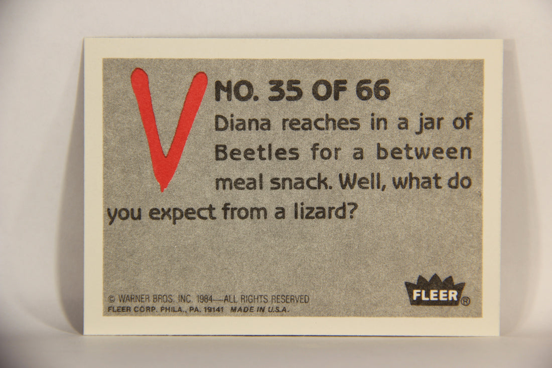 V Series 1984 TV Trading Card #35 Snack Time L006186