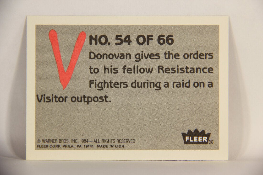V Series 1984 TV Trading Card #54 Stand By To Open Fire L006205