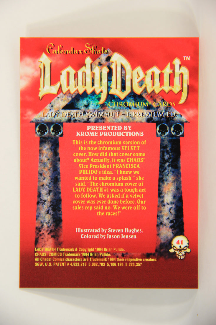 Lady Death Chromium 1994 Trading Card #41 Swimsuit 1 Premium ED ENG L006280