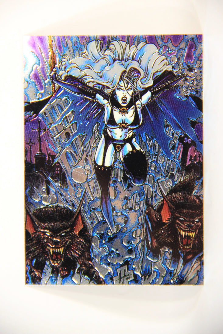 rare lady death cards Lady Death Chromium 1994 Trading Card #42 Lady Death The Reckoning ENG – AGS Collectibles