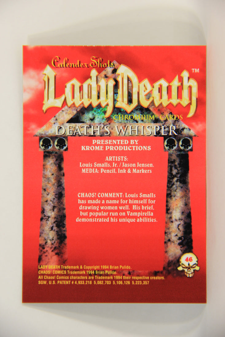 Lady Death Chromium 1994 Trading Card #46 Death's Whisper ENG L006283