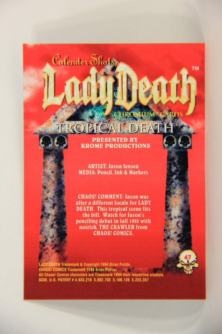 Lady Death Chromium 1994 Trading Card #47 Tropical Death ENG L006284