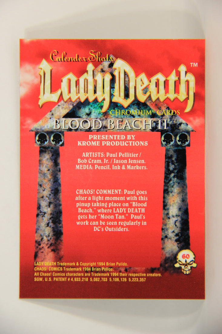 Lady Death Chromium 1994 Trading Card #60 Blood Beach II ENG L006297