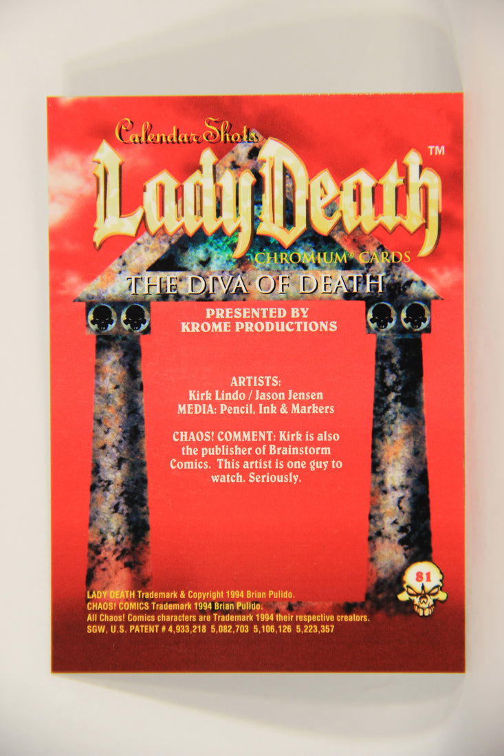 Lady Death Chromium 1994 Trading Card #81 The Diva Of Death ENG L006318