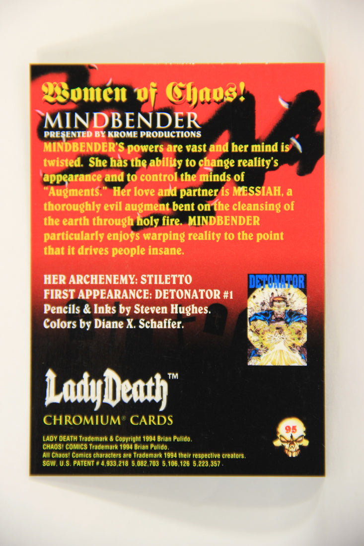 Lady Death Chromium 1994 Trading Card #95 Mindbender ENG L006326