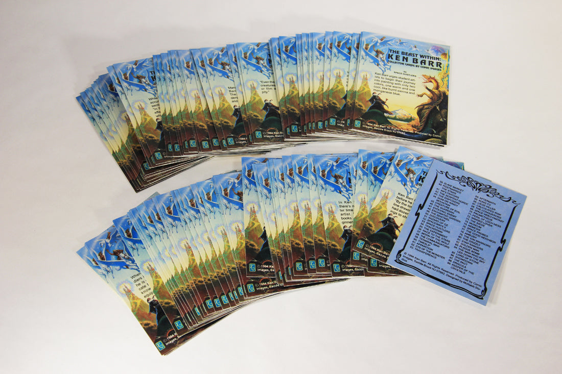 The Beast Within Ken Barr 1994 Artwork Trading Cards Complete Base Set #1-90 L006343