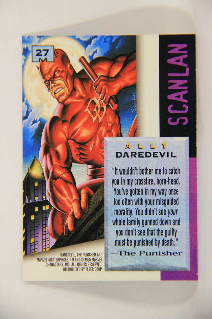 Marvel Masterpieces 1995 Trading Card #27 Daredevil ENG Fleer L006966