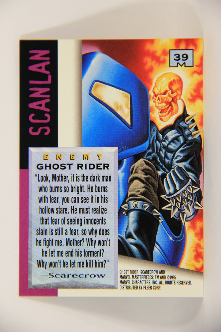 Marvel Masterpieces 1995 Trading Card #39 Ghost Rider ENG Fleer L006978