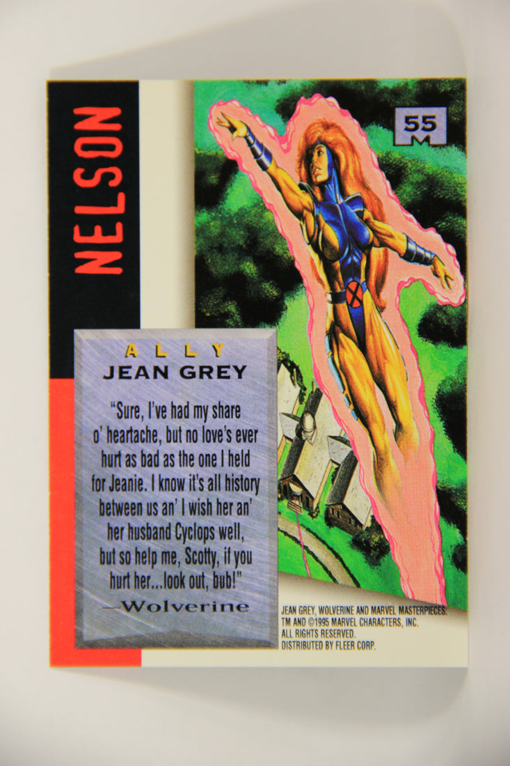 Marvel Masterpieces 1995 Trading Card #55 Jean Grey ENG Fleer L006994