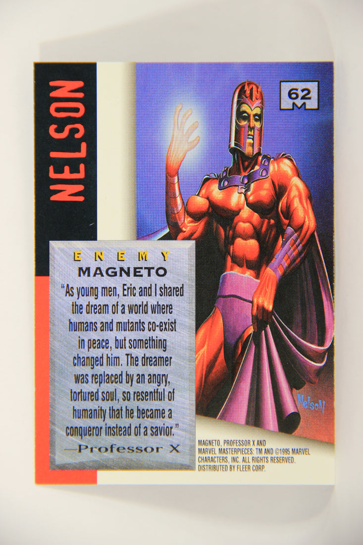 Marvel Masterpieces 1995 Trading Card #62 Magneto ENG Fleer L007001