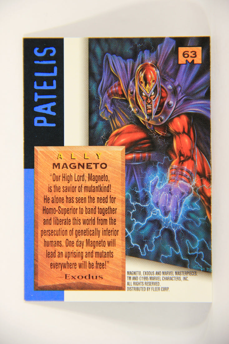 Marvel Masterpieces 1995 Trading Card #63 Magneto ENG Fleer L007002