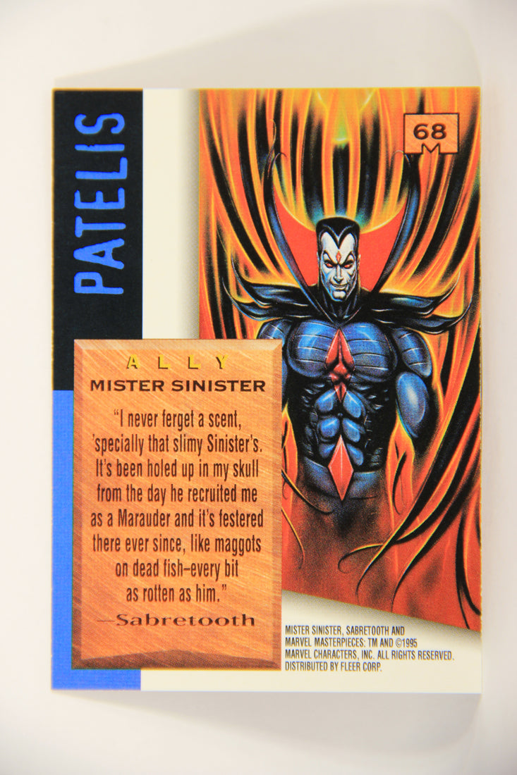 Marvel Masterpieces 1995 Trading Card #68 Mister Sinister ENG Fleer L007007